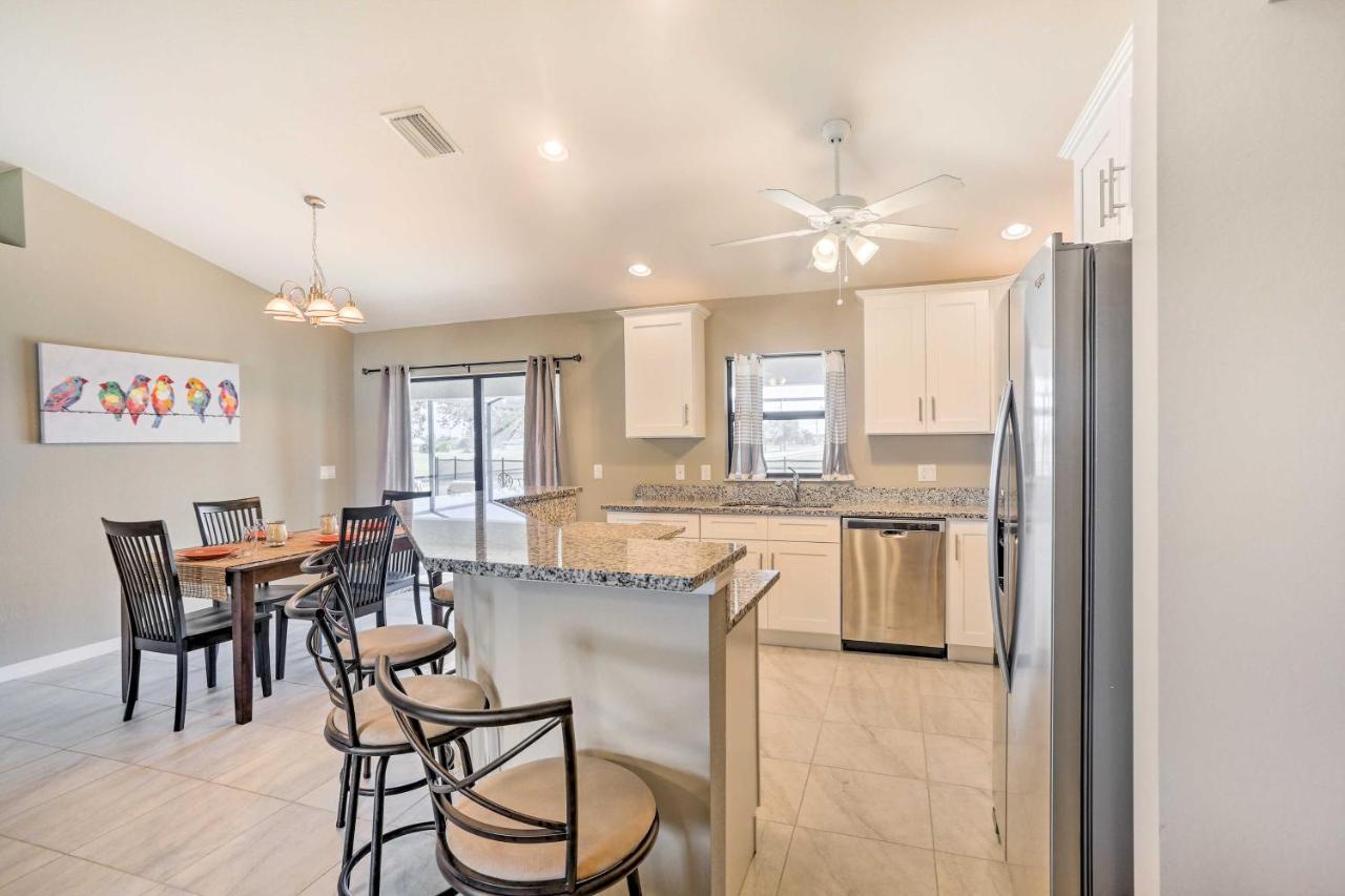 Central Cape Coral House With Private Screened Pool! Dış mekan fotoğraf