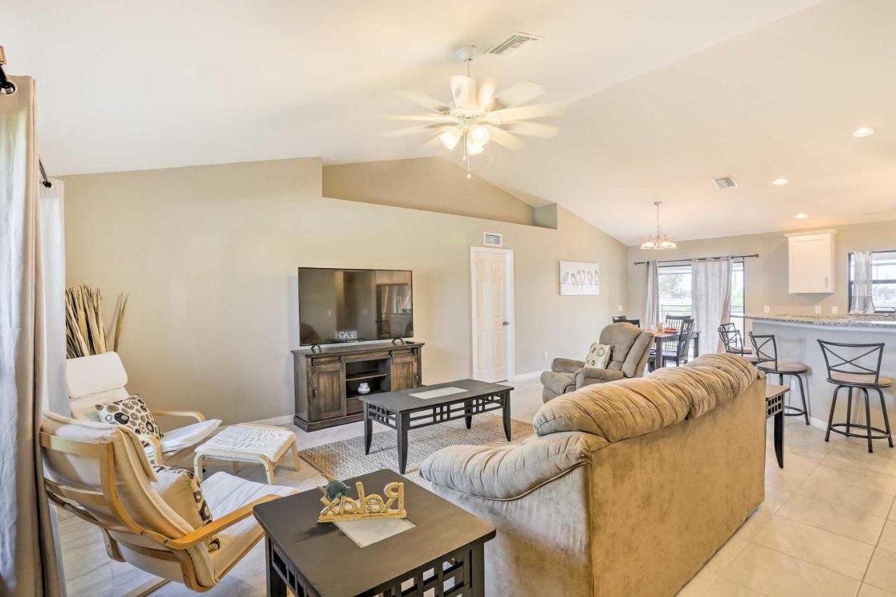 Central Cape Coral House With Private Screened Pool! Dış mekan fotoğraf